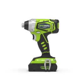 Шуруповерт ударный аккумуляторный Greenworks G24ID, 24В