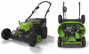 Газонокосилка самоходная, аккумуляторная Greenworks, 60V, 64,5 см, бесщеточная,  без АКБ и ЗУ
