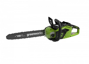Цепная пила аккумуляторная GreenWorks  GD40CS18, 40V, 40 см, бесщеточная,  без АКБ и ЗУ